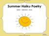 Summer Haiku Poetry Teaching Resources (slide 1/38)